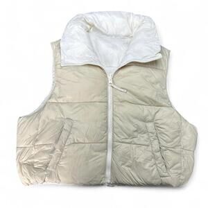 American Eagle Reversible Puffer Vest, Large